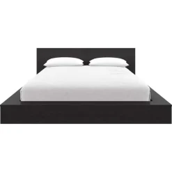 Nexera King Platform Bed with Headboard (78