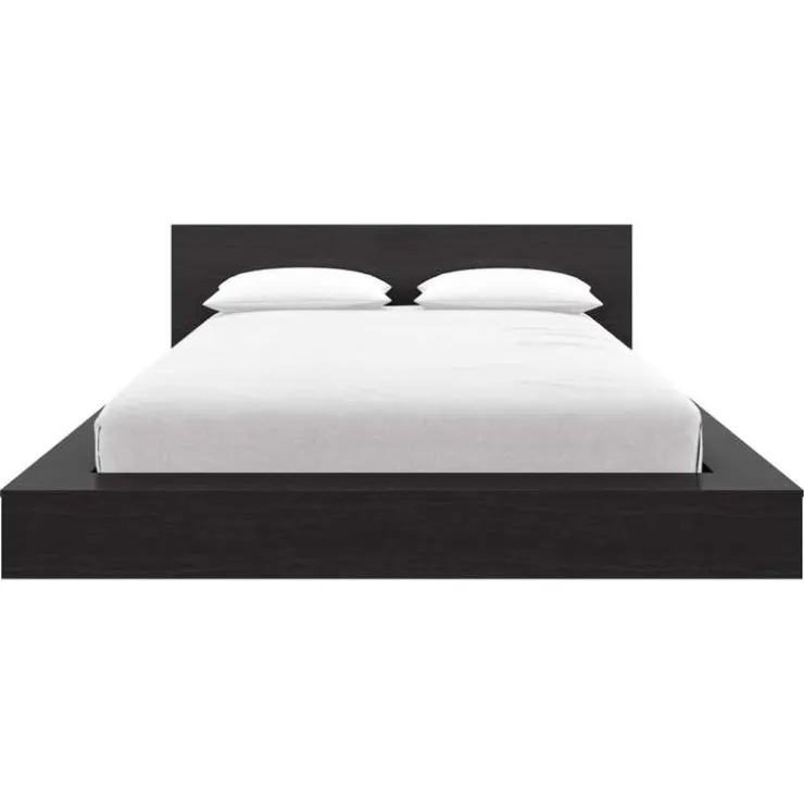 Nexera King Platform Bed with Headboard (78") - Black karisma Online