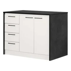 Meubles South Shore Kitchen Island - South Shore Black