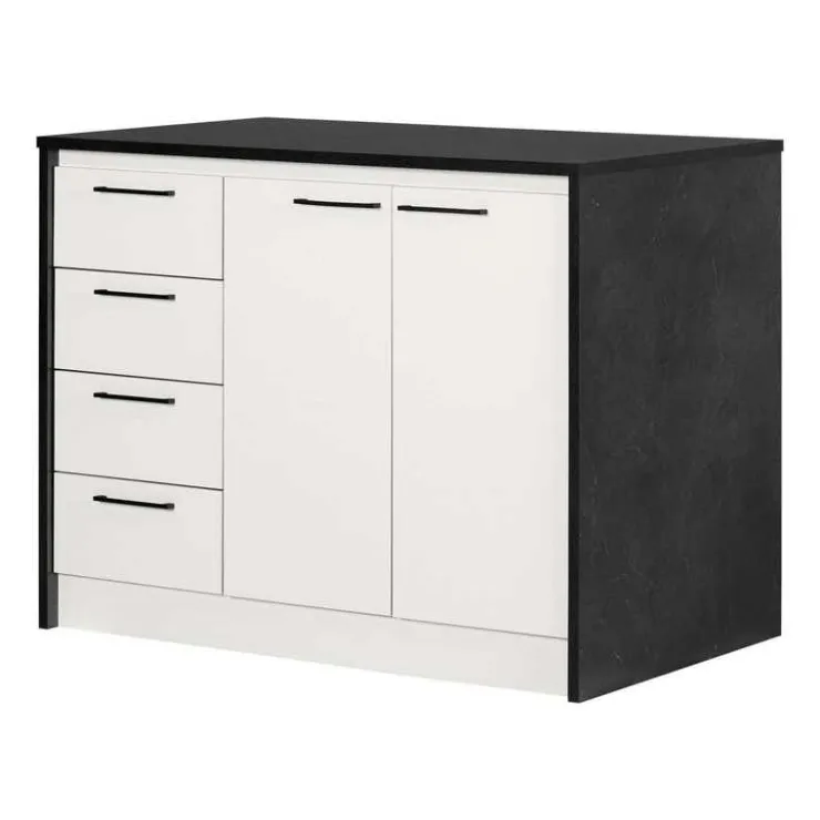 Meubles South Shore Kitchen Island - South Shore Black