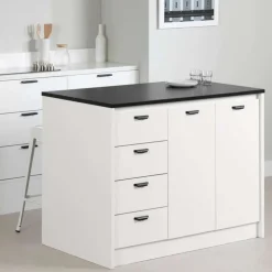 Meubles South Shore Kitchen Island - South Shore Black Hot