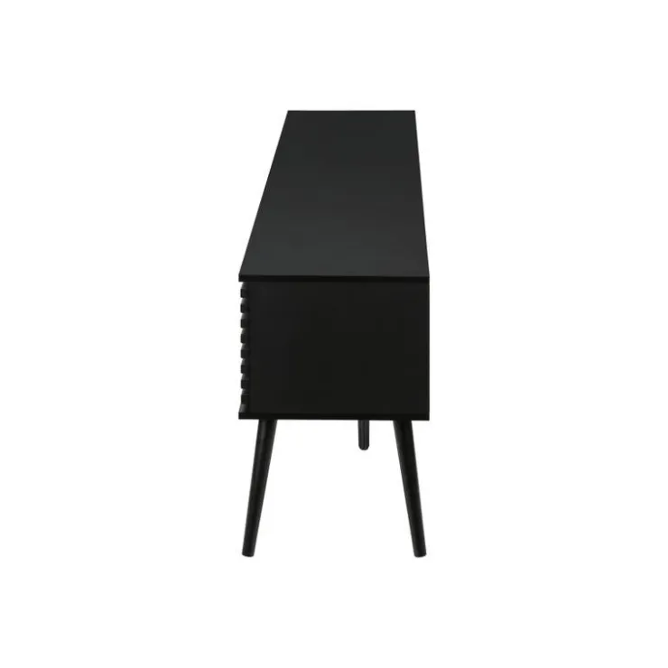 Monarch 72"l tv stand - Black Best
