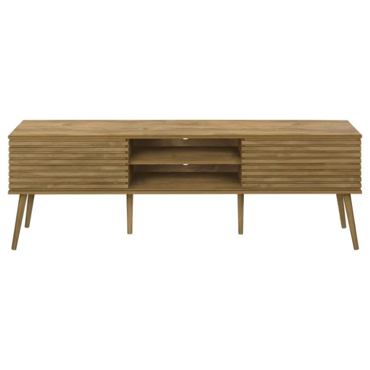 Monarch 72"l tv stand - Walnut Discount