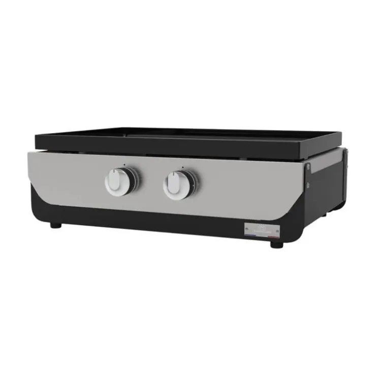 LEMAR Le Marquier Original 260 Duo Gas Plancha - 20 472 BTU Black