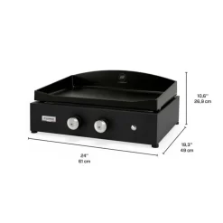 LEMAR Le Marquier Pure 260 Gas Plancha - 18 425 BTU Black Hot