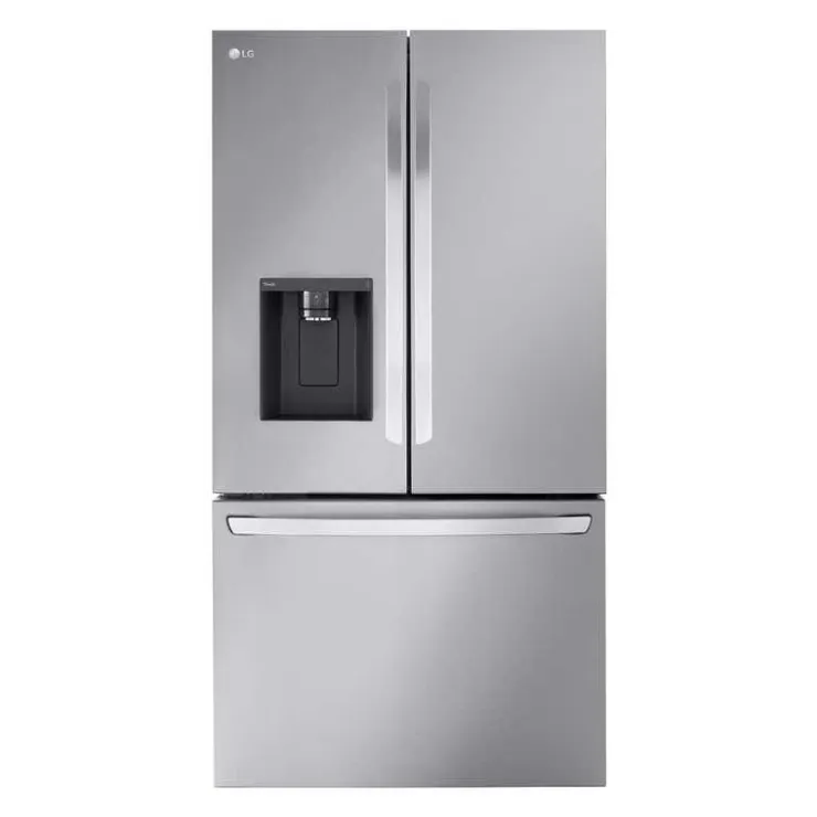 LG 26 Cu Ft 36 In Refrigerator Bottom Freezer, French door - LRFXC2606S Stainless Steel Sale
