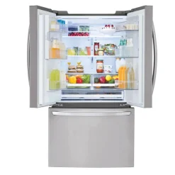 LG 28 Cu ft 36 In Refrigerator Bottom Freezer, French door - LHFS28XBS Stainless Steel Outlet