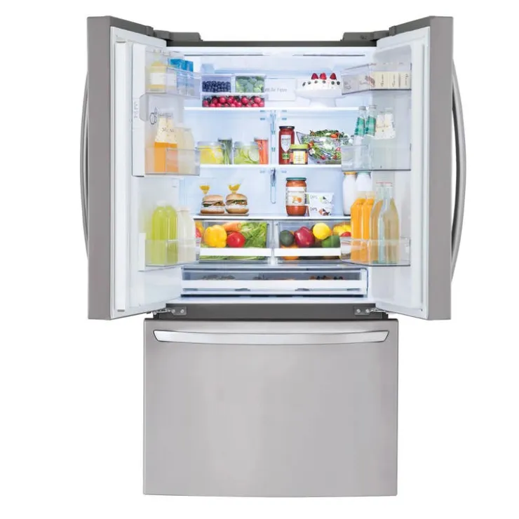 LG 28 Cu ft 36 In Refrigerator Bottom Freezer, French door - LHFS28XBS Stainless Steel Outlet