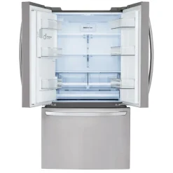 LG 28 Cu ft 36 In Refrigerator Bottom Freezer, French door - LHFS28XBS Stainless Steel Outlet