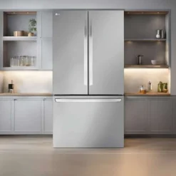 LG 31.7 Cu Ft 36 In Refrigerator Bottom Freezer, French door - LRFLS3206S Stainless Steel Hot