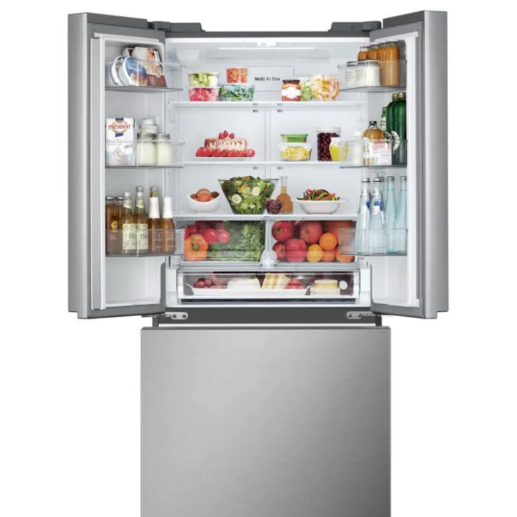LG 25 Cu Ft 33 In Refrigerator Bottom Freezer, French door - LF25S6200S Stainless Steel