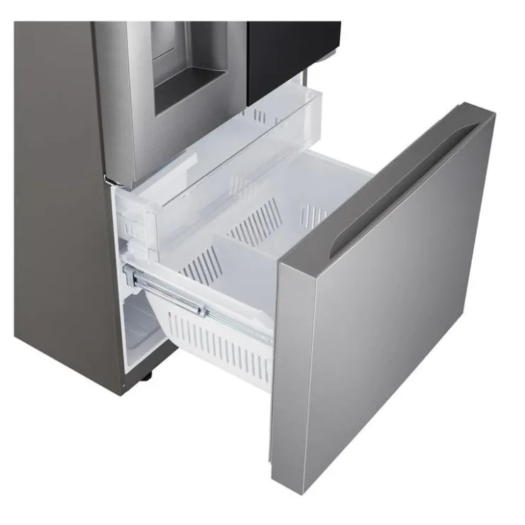 LG 25 Cu Ft 33 In Refrigerator Bottom Freezer, French door - LF25S6560S Stainless Steel Outlet