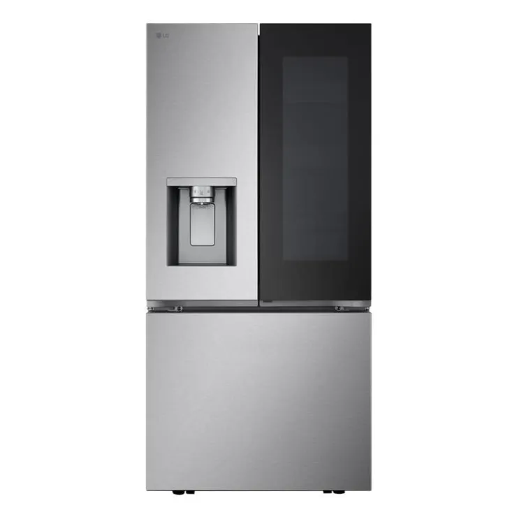 LG 25 Cu Ft 33 In Refrigerator Bottom Freezer, French door - LF25S6560S Stainless Steel Outlet