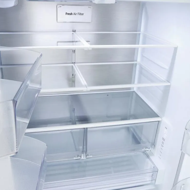 LG 25,1 Cu Ft 36 In Refrigerator Bottom Freezer, French door - LF25BZH42S Stainless Steel New