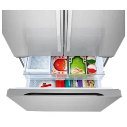 LG 25,1 Cu Ft 36 In Refrigerator Bottom Freezer, French door - LF25BZH42S Stainless Steel New