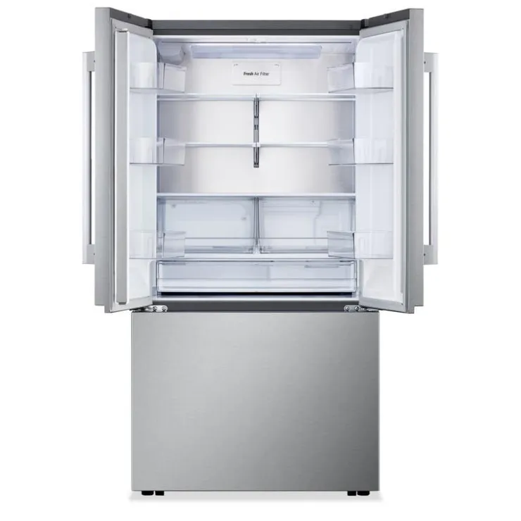 LG 25,1 Cu Ft 36 In Refrigerator Bottom Freezer, French door - LF25BZH42S Stainless Steel New