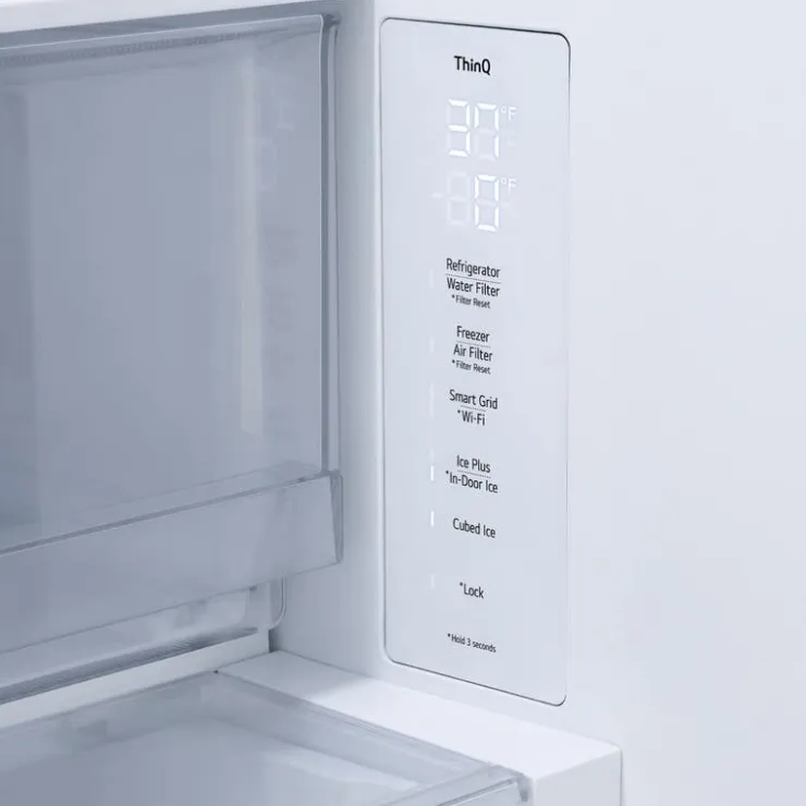 LG 30,7 Cu Ft 36 In Refrigerator Bottom Freezer, French door - LF31WSH63S Stainless Steel Best