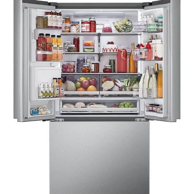 LG 30,7 Cu Ft 36 In Refrigerator Bottom Freezer, French door - LRYXS3106S Stainless Steel Online