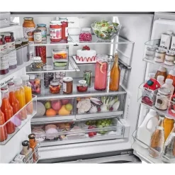 LG 30,7 Cu Ft 36 In Refrigerator Bottom Freezer, French door - LRYXS3106S Stainless Steel Online