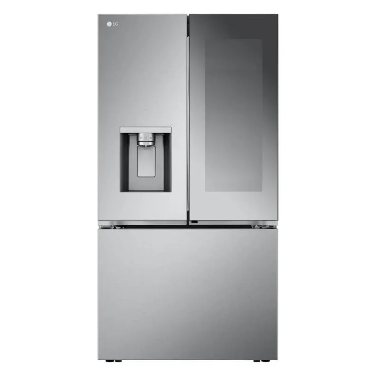 LG 31 Cu Ft 36 In Refrigerator Bottom Freezer, French door - LRYKS3106S Stainless Steel Discount