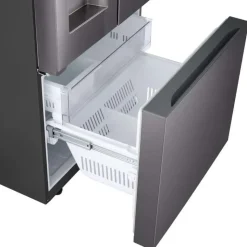 LG 25 Cu Ft 33 In Refrigerator Bottom Freezer, French door - LF25S6330D Black Stainless Outlet
