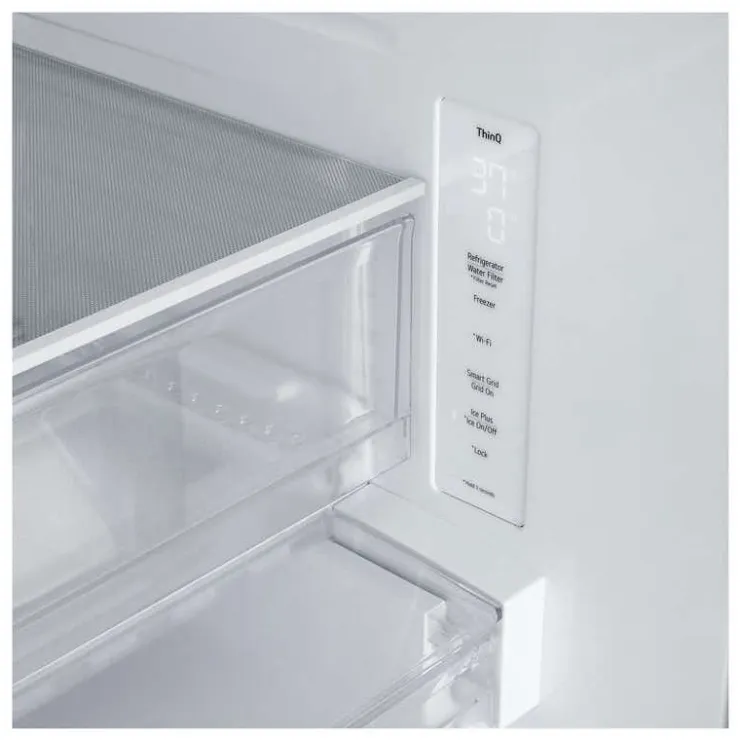 LG 21 Cu Ft 33 In Refrigerator Bottom Freezer, French door - LF21C6200S Stainless Steel Best