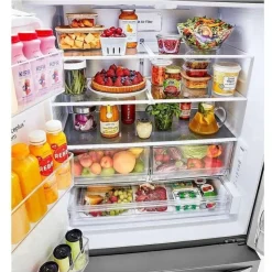 LG 36 Cu Ft 36 In Refrigerator Bottom Freezer, French door - LRFXS3106S Stainless Steel Online