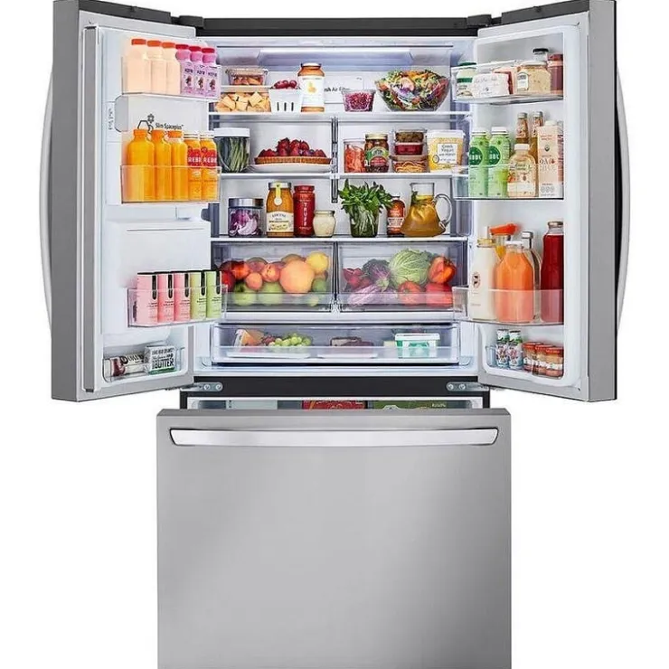 LG 36 Cu Ft 36 In Refrigerator Bottom Freezer, French door - LRFXS3106S Stainless Steel Online