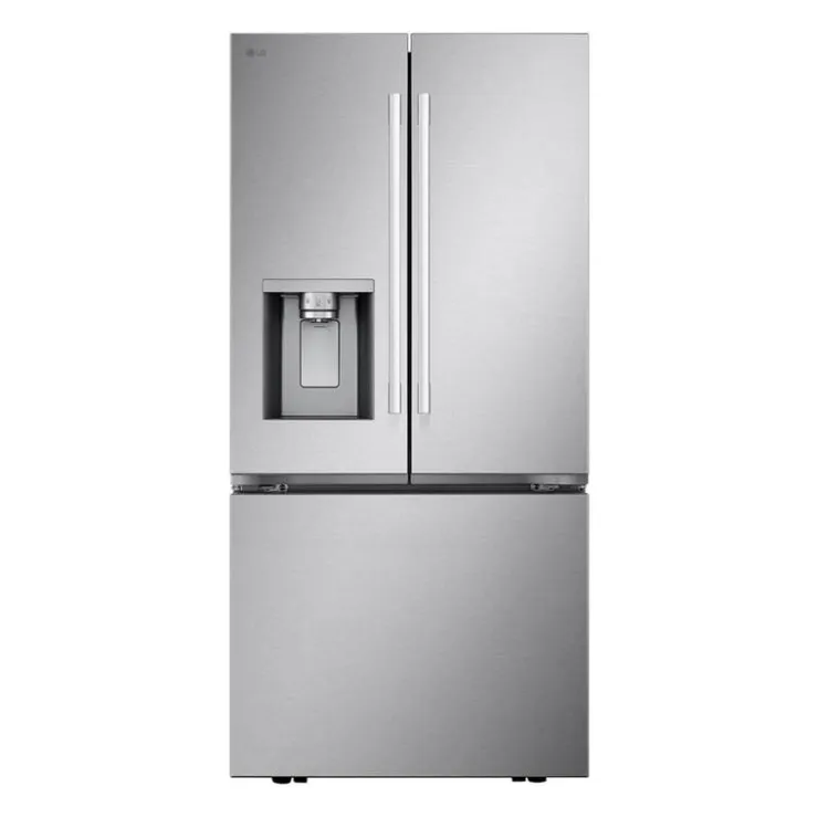 LG 25 Cu Ft 33 In Refrigerator Bottom Freezer, French door - LF25H6330S Stainless Steel Discount
