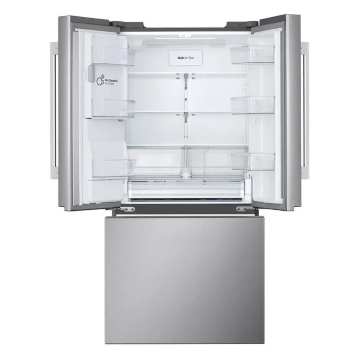 LG 25 Cu Ft 33 In Refrigerator Bottom Freezer, French door - LF25H6330S Stainless Steel Discount