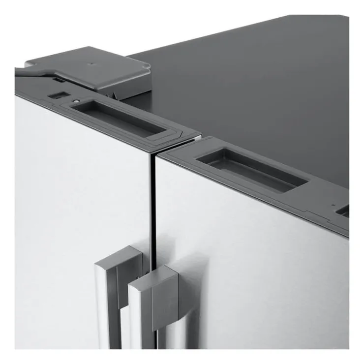 LG 25 Cu Ft 33 In Refrigerator Bottom Freezer, French door - LF25H6330S Stainless Steel Discount