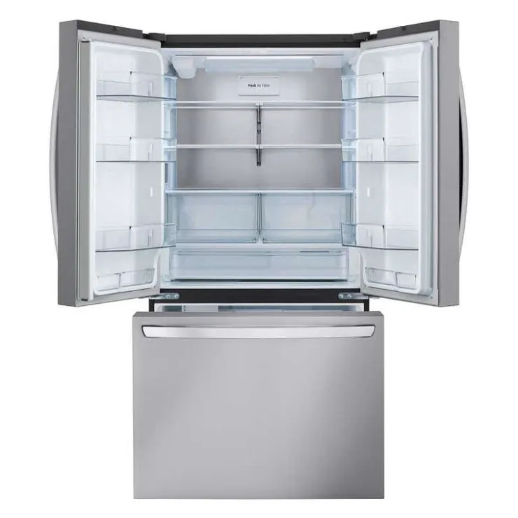 LG 27 Cu ft 36 In Refrigerator Bottom Freezer, French door - LRFLC2706S Stainless Steel Hot