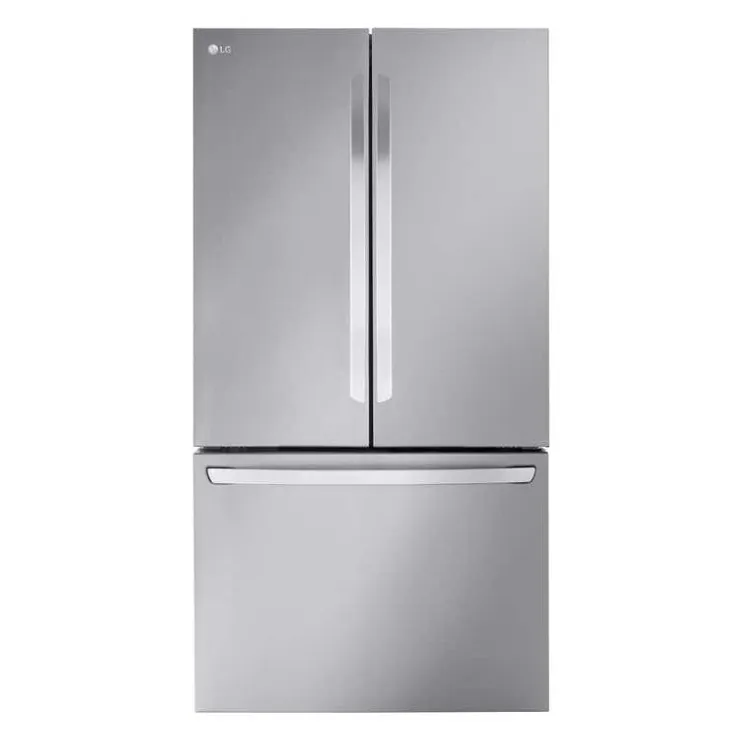 LG 27 Cu ft 36 In Refrigerator Bottom Freezer, French door - LRFLC2706S Stainless Steel Hot