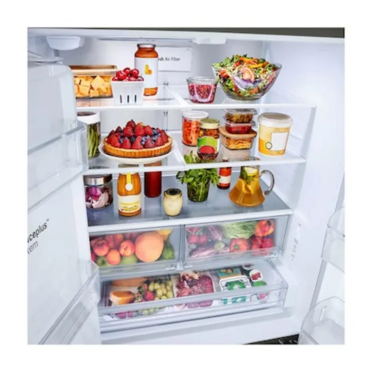 LG 23,7 Cu Ft 36 In Refrigerator Bottom Freezer, French door - LF24WZP62S Stainless Steel Discount