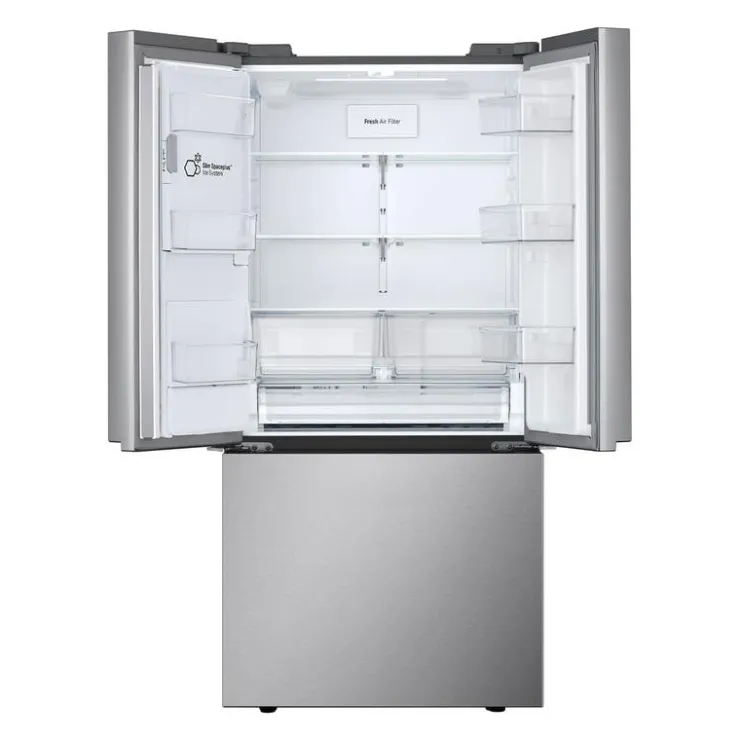 LG 20 Cu Ft 33 In Refrigerator Bottom Freezer, French door - LF20C6330S Stainless Steel Clearance