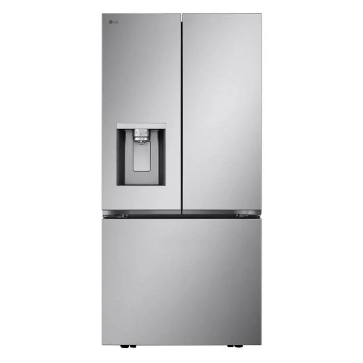 LG 20 Cu Ft 33 In Refrigerator Bottom Freezer, French door - LF20C6330S Stainless Steel Clearance