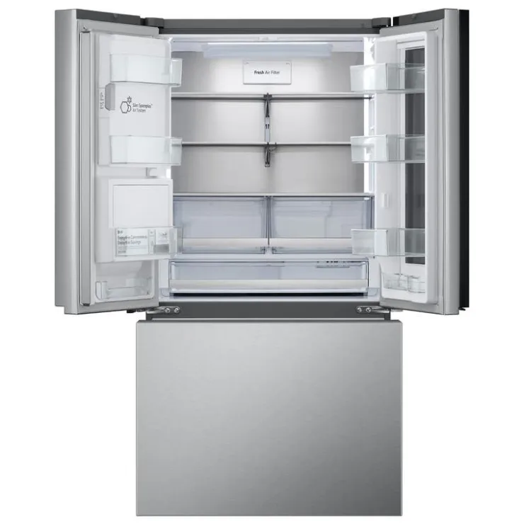LG 26 Cu Ft 36 In Refrigerator Bottom Freezer, French door - LRYKC2606S Stainless Steel Hot