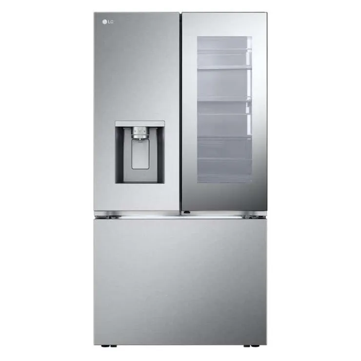 LG 26 Cu Ft 36 In Refrigerator Bottom Freezer, French door - LRYKC2606S Stainless Steel Hot