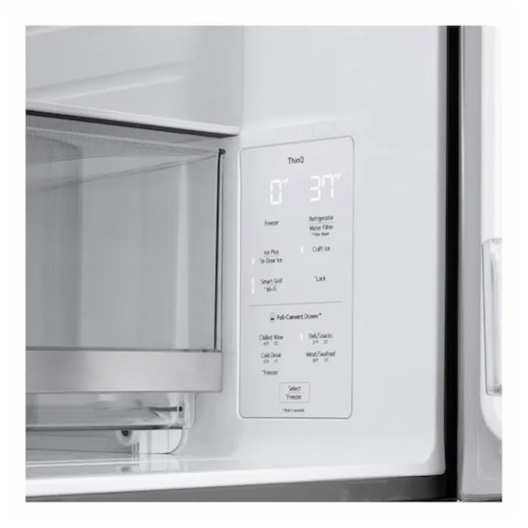 LG 29 Cu Ft 36 In Refrigerator Bottom Freezer, French door - LF29S9730S Stainless Steel Hot