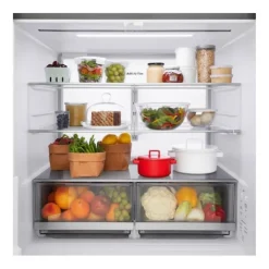LG 29 Cu Ft 36 In Refrigerator Bottom Freezer, French door - LF29S9730S Stainless Steel Hot