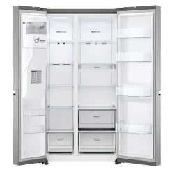LG 23 Cu Ft 36 In Refrigerator Side by side - LS23C4230V Stainless Steel Clearance