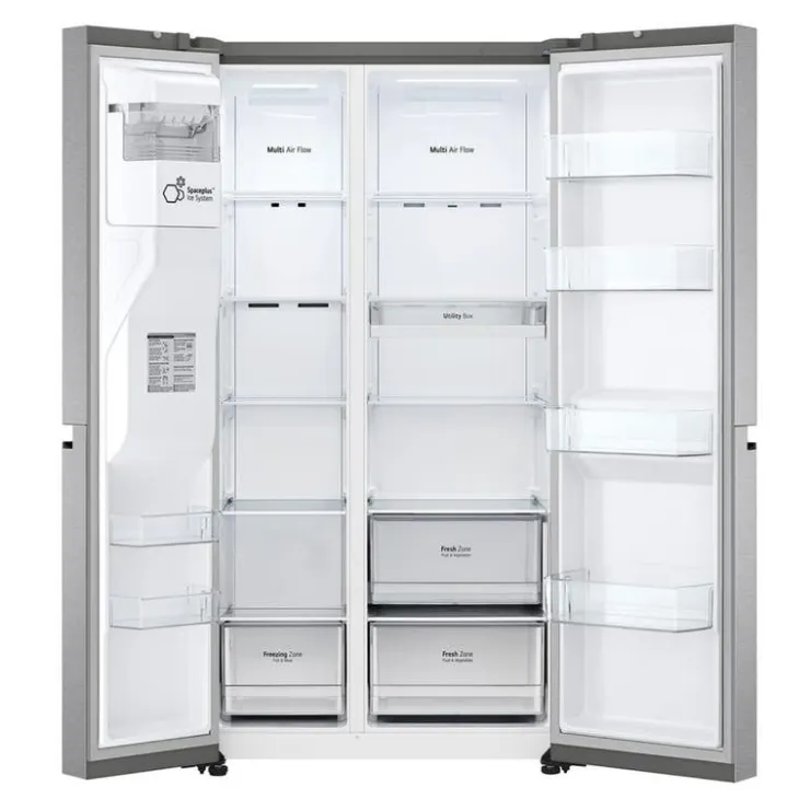 LG 23 Cu Ft 36 In Refrigerator Side by side - LS23C4230V Stainless Steel Clearance