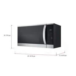 LG 1,8 Cu Ft Microwaves/Range Hood, , 300 - MVEM1825F Stainless Steel New