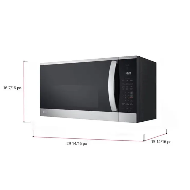 LG 2,1 Cu Ft Microwaves/Range Hood, , 400 - MVEL2137F Stainless Steel New