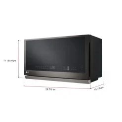 LG 2,1 Cu Ft Microwaves/Range Hood, , 400 - MVEL2137D Black Stainless Clearance