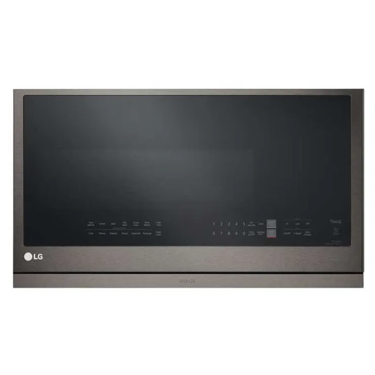 LG 2,1 Cu Ft Microwaves/Range Hood, , 400 - MVEL2137D Black Stainless Clearance