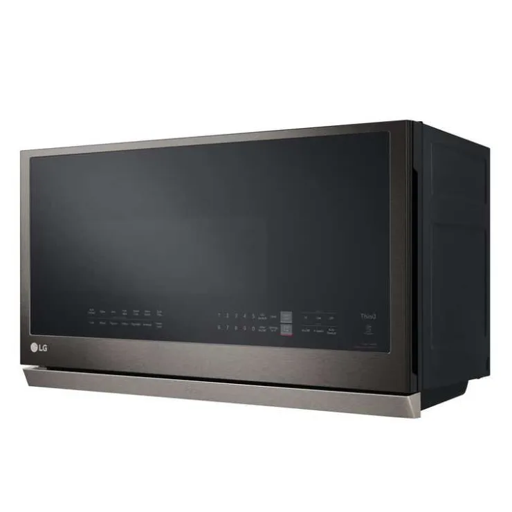 LG 2,1 Cu Ft Microwaves/Range Hood, , 400 - MVEL2137D Black Stainless Clearance