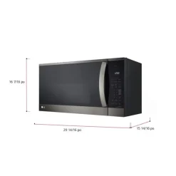 LG 1,8 Cu Ft Microwaves/Range Hood, , 300 - MVEM1825D Black Stainless Best