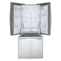 LG 30 in 22 Cu ft Refrigerator Bottom Freezer, French door - LRFWS2200S Stainless Steel Online
