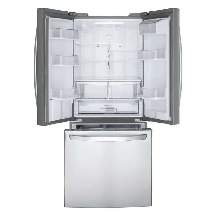 LG 30 in 22 Cu ft Refrigerator Bottom Freezer, French door - LRFWS2200S Stainless Steel Online